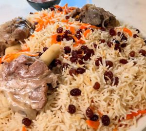 Kabuli Rice with lamb