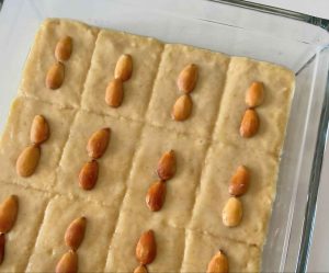 Sambali ready to be baked in the oven