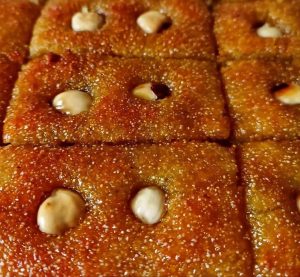 Sambali with hazelnuts