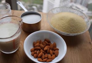 Ingredients for making Sambali dessert