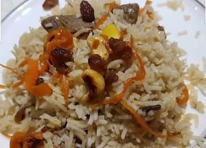 Kabuli Rice with Cashew Nuts