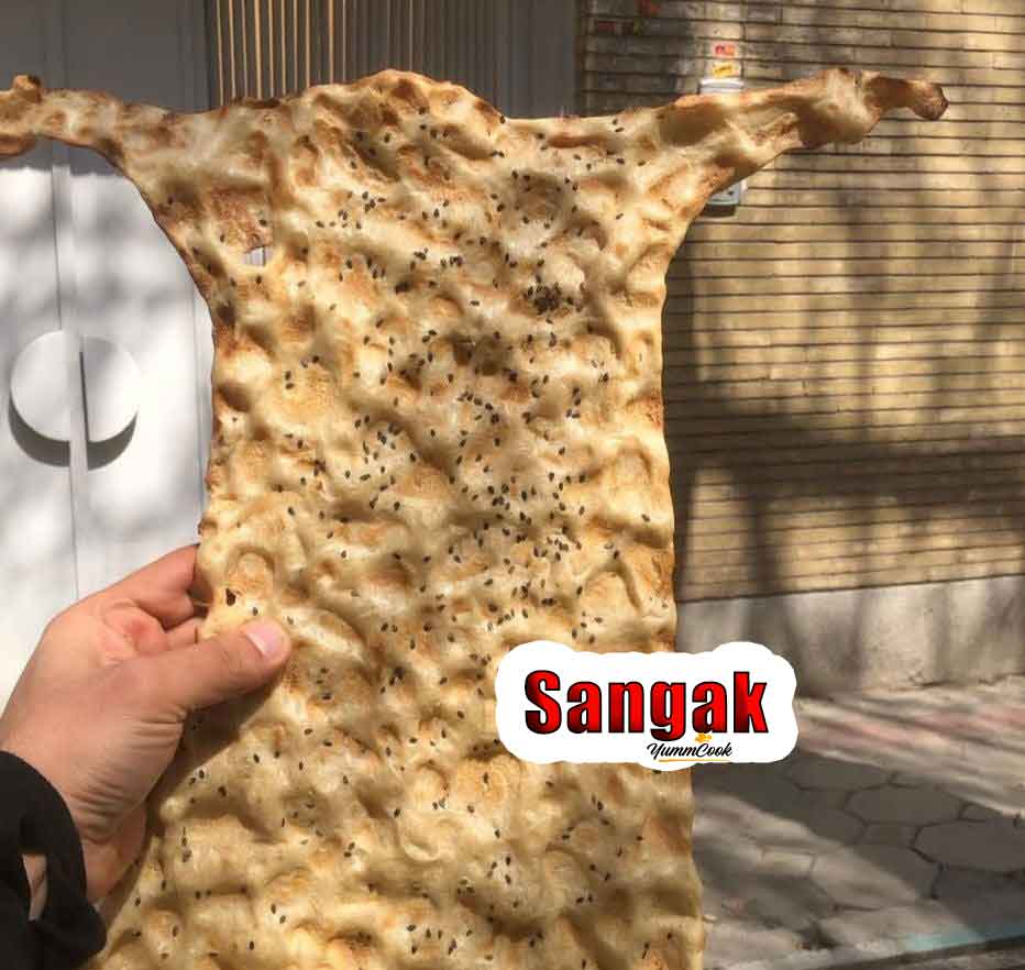 sangak: Authentic Iranian bread