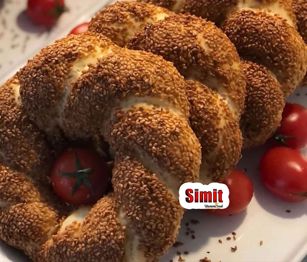 Authentic Turkish Simit Bread