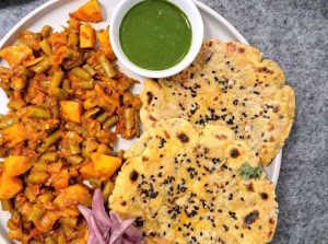 Subji with special vegetable sauce