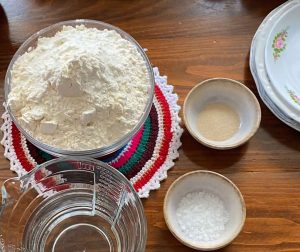 Ingredients for Turkish Bazlama Bread