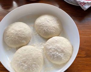 One-size doughs of Bazlama bread