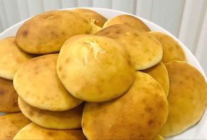 Traditional Iranian Koloocheh with vanilla flavor