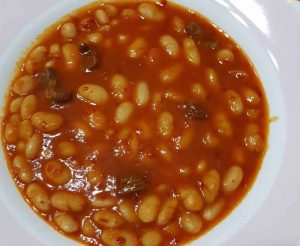 Kuru Fasulye with beef
