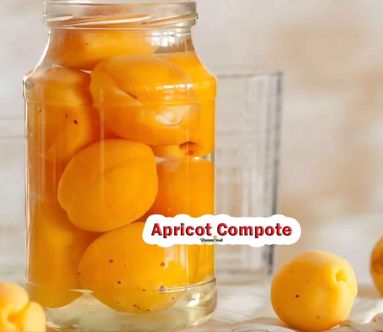 Fresh and homemade apricot compote recipe