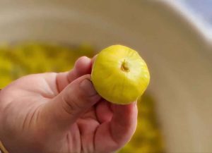 Homemade fig jam with fresh figs
