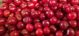 Fresh cherries for the Sour-Cherry Jam Recipe