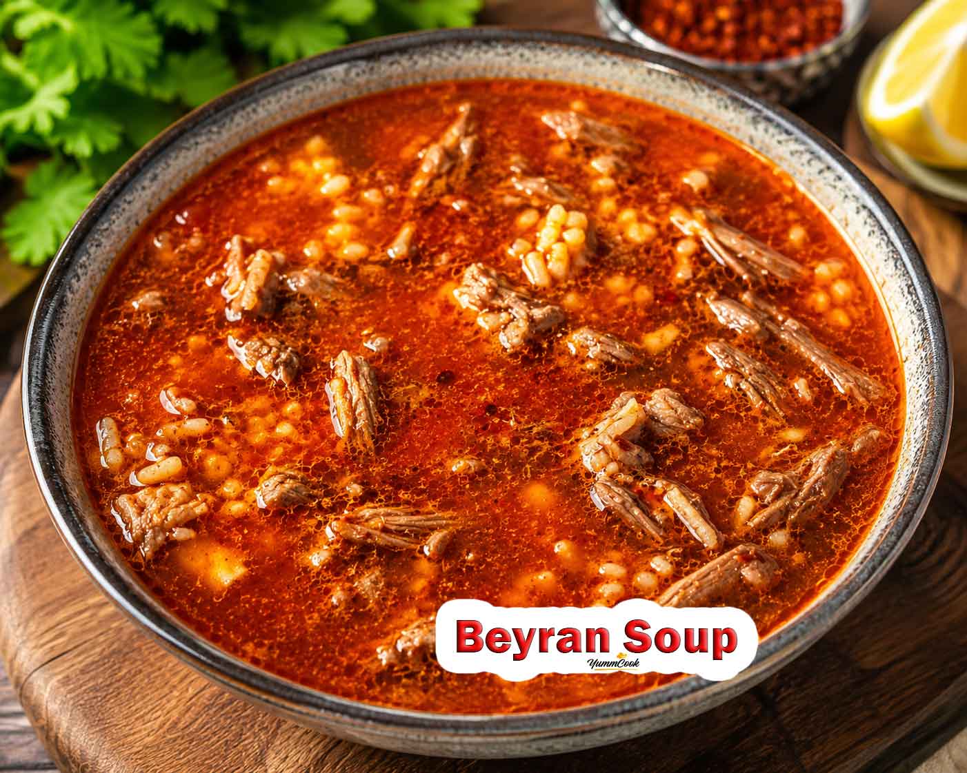 Beyran Soup rich in protein and vitamins