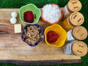 Ingredients for making Turkish Beyran soup