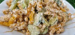 Spicy and Peppery Crunchy Cheesy Salad