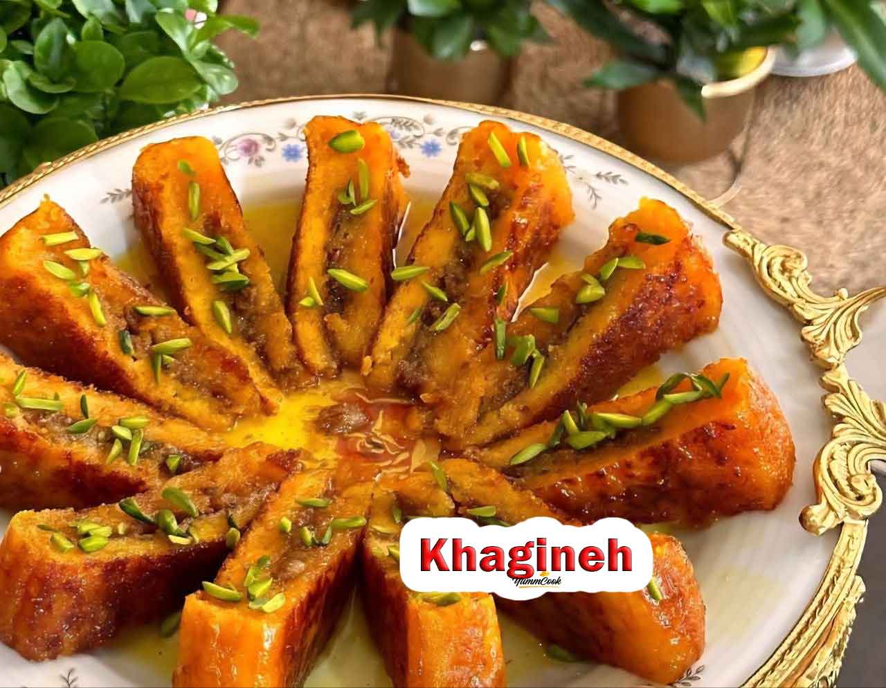 Turkish instant dessert khagineh