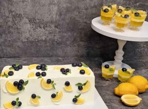 Creamy lemon cake recipe