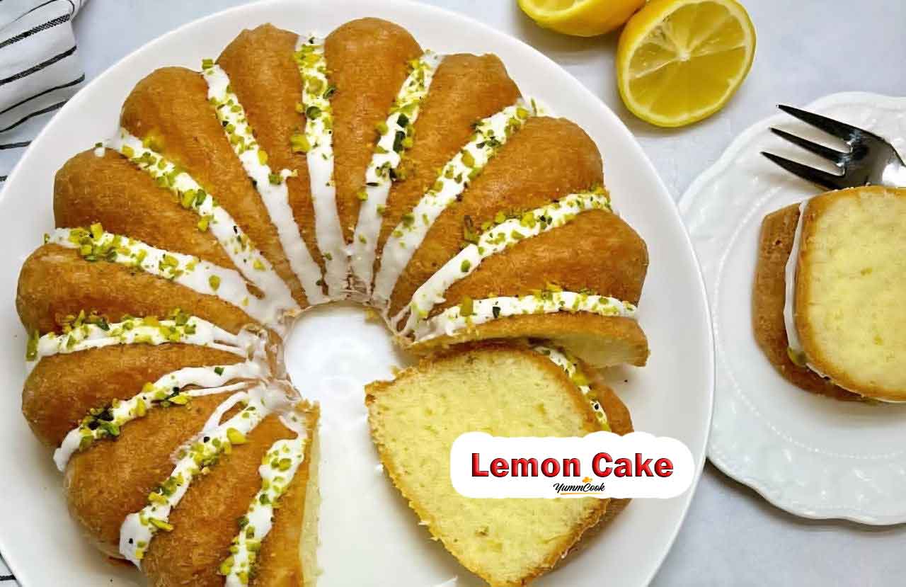 Homemade lemon cake recipe