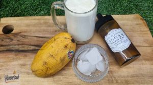 Icy and cool mango milk recipe