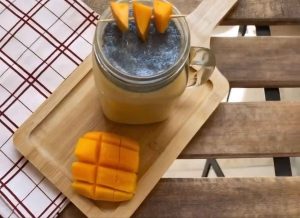 Mango milk recipe with chia seeds