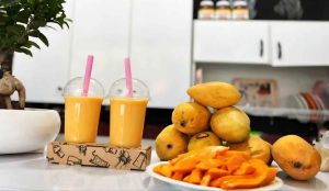 Homemade and nutritious mango milk recipe