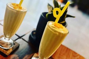 Icy and cool mango milk recipe