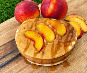 Easy Peach Pancakes Recipe with Fresh Peaches