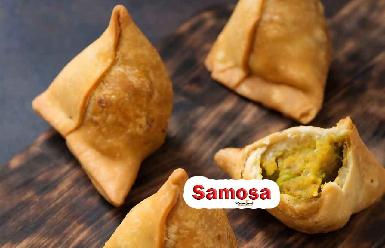 Samosa, authentic Indian street food