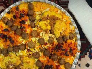 Persian jeweled rice