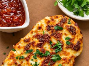 Crispy homemade garlic bread