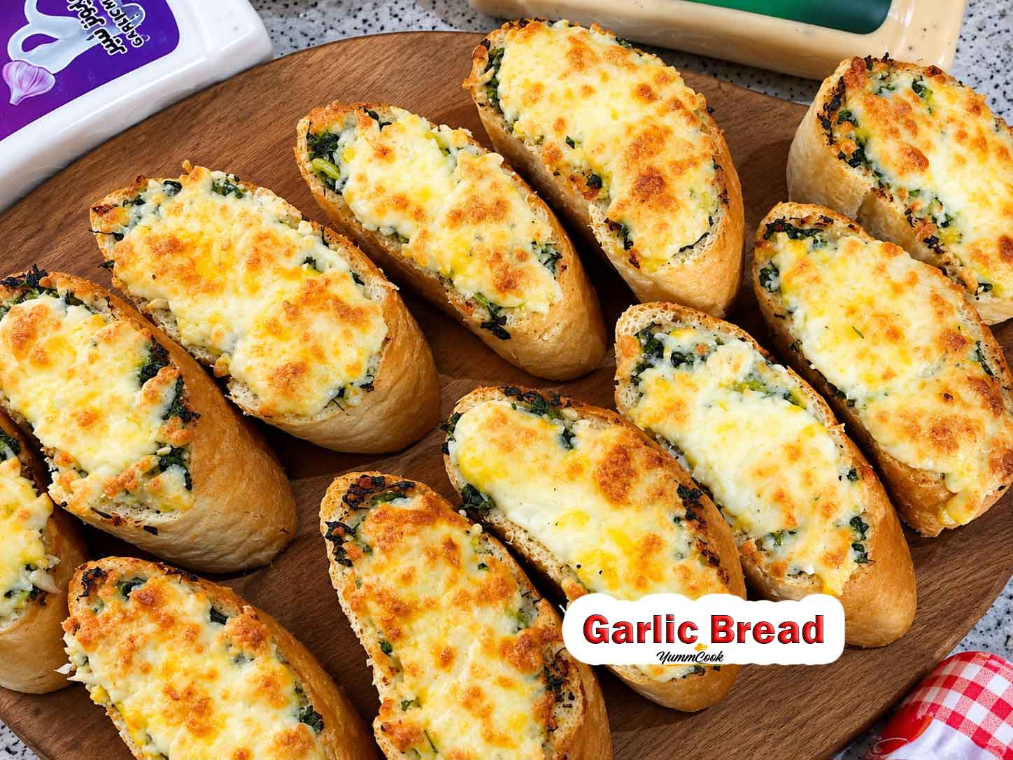 Homemade garlic bread recipe