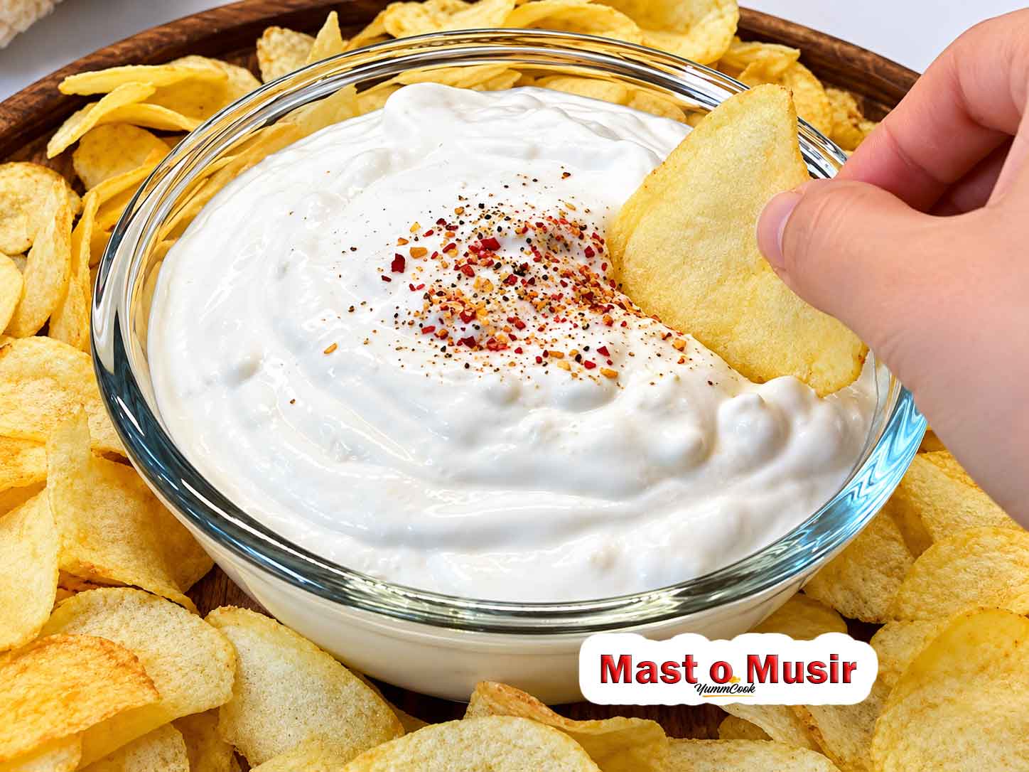 Mast o Musir Persian shallot yogurt dip