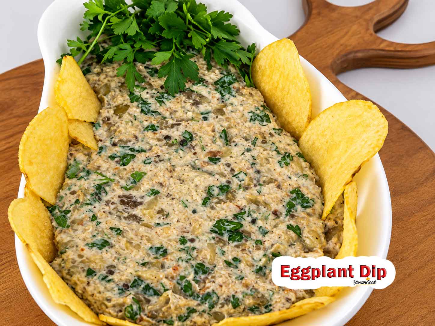 Persian eggplant dip with yogurt