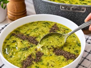Creamy mung bean soup