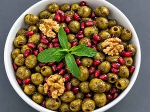Zeytoon Parvardeh with walnuts